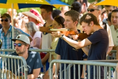 Biberacher Schützenfest 2017, Biberschiessen mit der Armbrust der SchülerInnen Biberacher Schulen, 17. Juli 2017