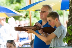 Biberacher Schützenfest 2017, Biberschiessen mit der Armbrust der SchülerInnen Biberacher Schulen, 17. Juli 2017