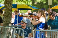 Biberacher Schützenfest 2017, Biberschiessen mit der Armbrust der SchülerInnen Biberacher Schulen, 17. Juli 2017