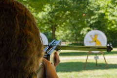 Biberacher Schützenfest 2017, Biberschiessen mit der Armbrust, 17. Juli 2017