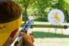 Biberacher Schützenfest 2017, Biberschiessen mit der Armbrust, 17. Juli 2017