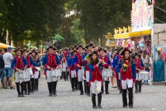 Biberacher Schützenfest 2017, Bieranstich im Festzelt auf dem Gigelberg, 14. Juli 2017