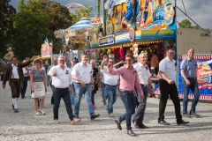 Biberacher Schützenfest 2017, Bieranstich im Festzelt auf dem Gigelberg, 14. Juli 2017