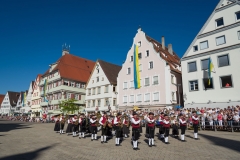 Biberacher Schützenfest 2017, Bunter Festzug der Schüler/innen von Biberacher Schulen, 17. Juli 2017