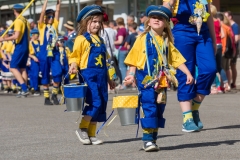 Biberacher Schützenfest 2017, Bunter Festzug der Schüler/innen von Biberacher Schulen, 17. Juli 2017