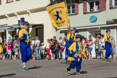 Biberacher Schützenfest 2017, Bunter Festzug der Schüler/innen von Biberacher Schulen, 17. Juli 2017