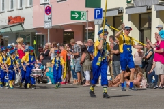 Biberacher Schützenfest 2017, Bunter Festzug der Schüler/innen von Biberacher Schulen, 17. Juli 2017