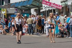 Biberacher Schützenfest 2017, Bunter Festzug der Biberacher SchülerInnen, 17. Juli 2017