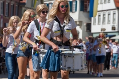 Biberacher Schützenfest 2017, Bunter Festzug der Biberacher SchülerInnen, 17. Juli 2017