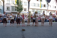 Biberacher Schützenfest 2018, Jahrgängerumzug zu den Festlokalen, 95er, 90er, 85er,80er, 75er, 70er, 65er, 60er, 50er und 40er, 14. Juli 2018