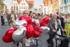 Biberacher Schützenfest 2018, Jahrgängerumzug zu den Festlokalen, 95er, 90er, 85er,80er, 75er, 70er, 65er, 60er, 50er und 40er, 14. Juli 2018