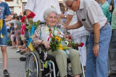 Biberacher Schützenfest 2018, Jahrgängerumzug zu den Festlokalen, 95er, 90er, 85er,80er, 75er, 70er, 65er, 60er, 50er und 40er, 14. Juli 2018