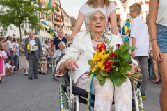 Biberacher Schützenfest 2018, Jahrgängerumzug zu den Festlokalen, 95er, 90er, 85er,80er, 75er, 70er, 65er, 60er, 50er und 40er, 14. Juli 2018